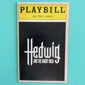 Hedwig and the Angry Inch Playbill MATT McGRATH Donavan Leitch Maggie Moore 2000